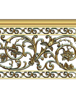 Lan can nhôm đúc 1